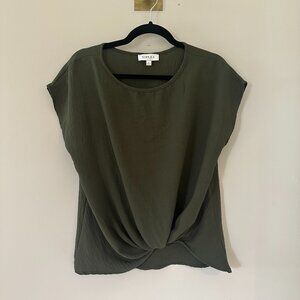 Gilli Blouse - Olive Green - Size M